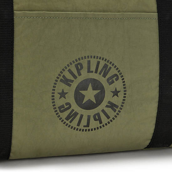 Sacs Fourre Tout Kipling Art Medium Lite Vert Olive | FR 1445OK